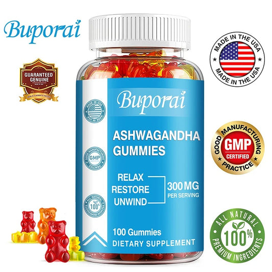 Ashwagandha Gummies - Relieve Stress, Enhance Memory