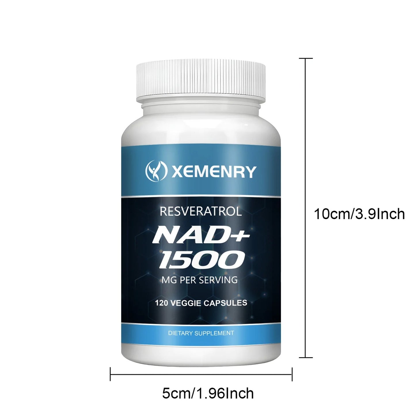 NAD+Supplements - Resveratrol - Natural Energy Supplement, Support Cell Health, Anti-Aging