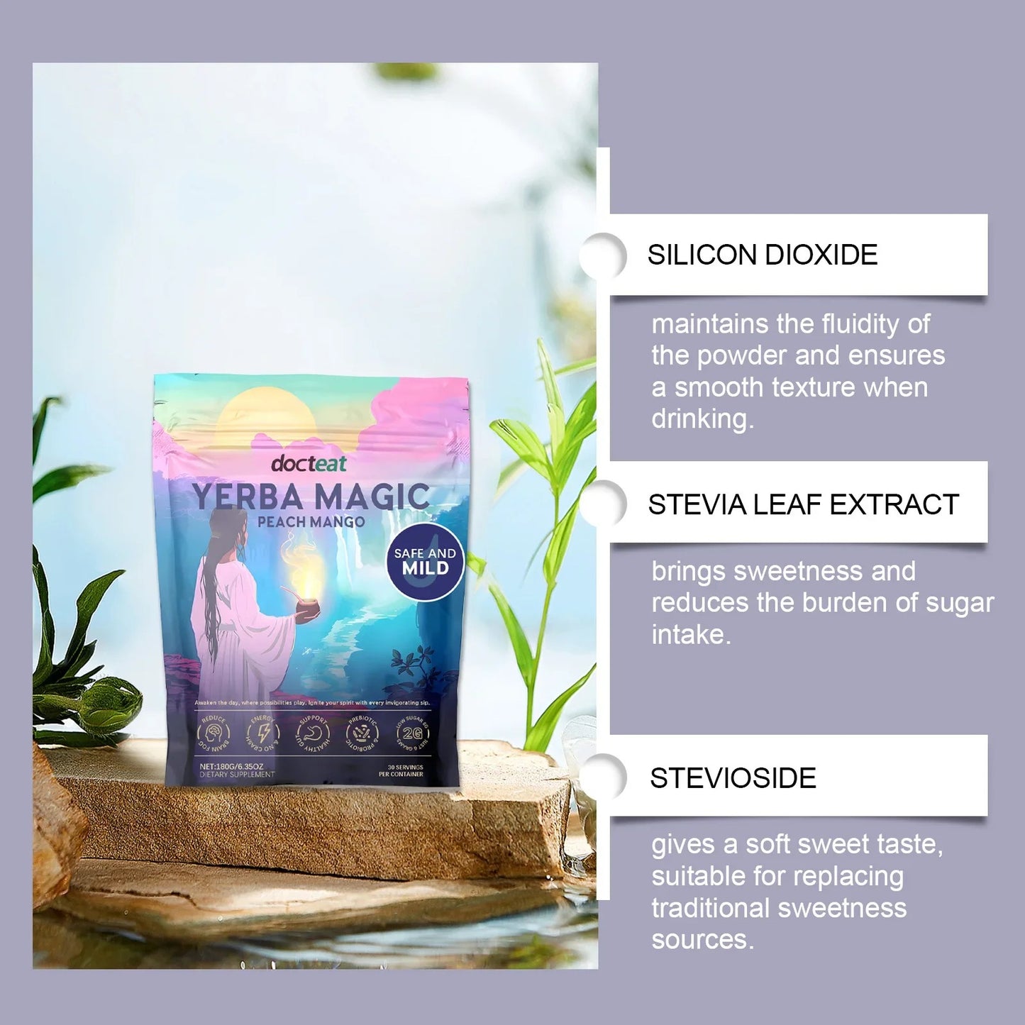 Yerba Magic Yerba Mate Instant Tea Powder