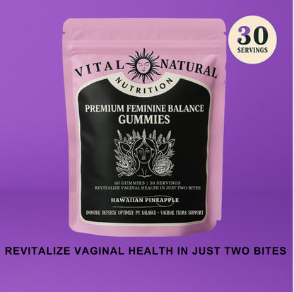 Vital Source Feminine Balance Gummies - Hawaiian Pineapple