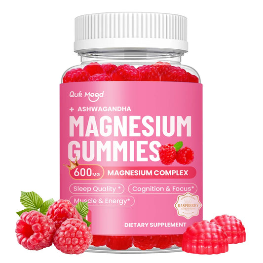 Quit mood Magnesium Glycinate Advanced Complex Gummies - With Ashwagandha