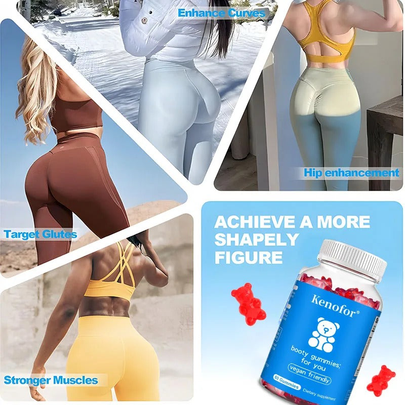 Booty Gummies Hip Big Butt Enhancement Buttock Natural.