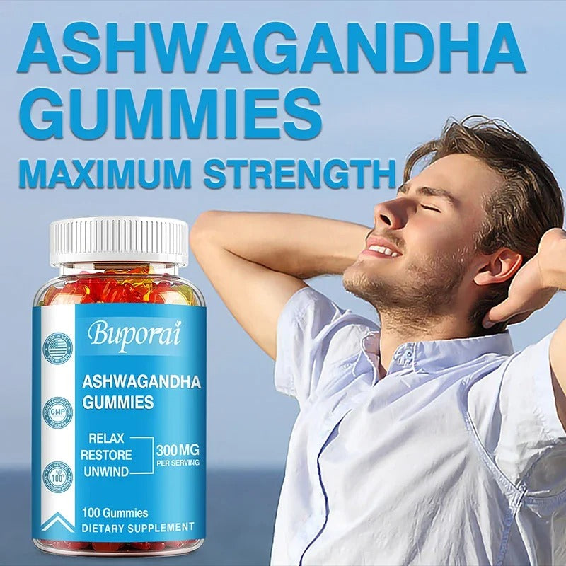 Ashwagandha Gummies - Relieve Stress, Enhance Memory