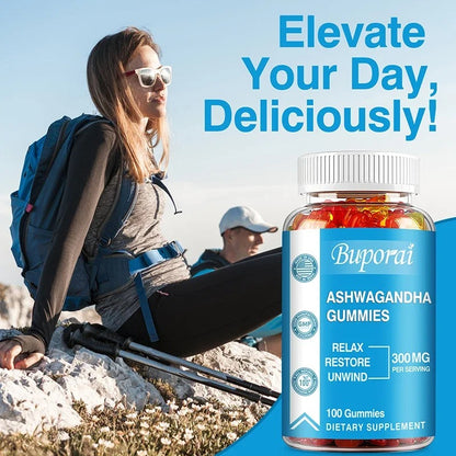 Ashwagandha Gummies - Relieve Stress, Enhance Memory