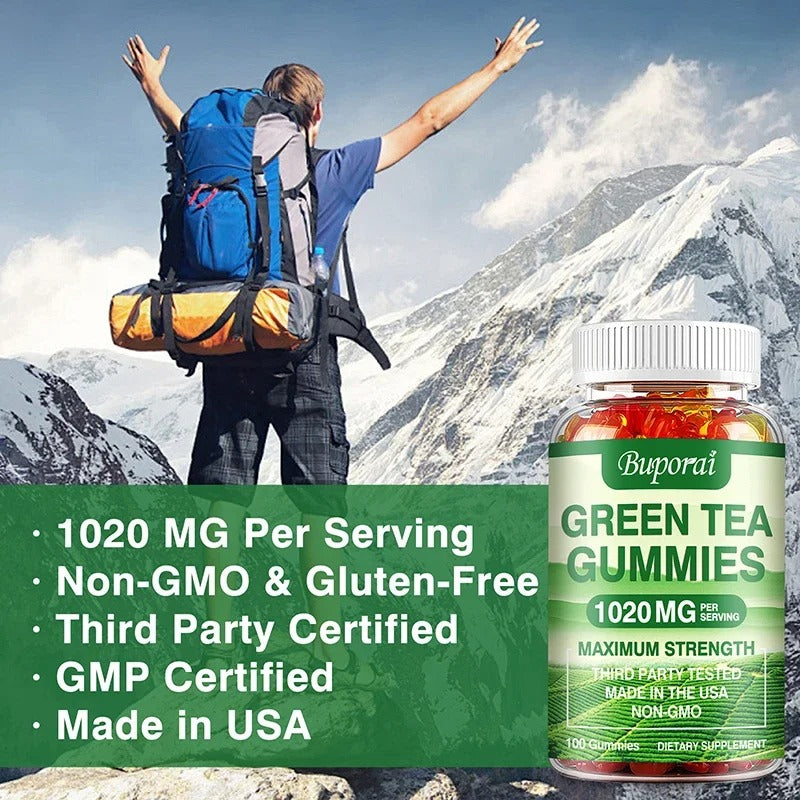 Green Tea Gummies - Belly Fat Burning!, Metabolism Boosting!