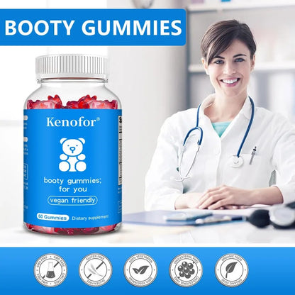 Booty Gummies Hip Big Butt Enhancement Buttock Natural.