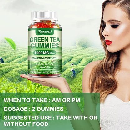 Green Tea Gummies - Belly Fat Burning!, Metabolism Boosting!